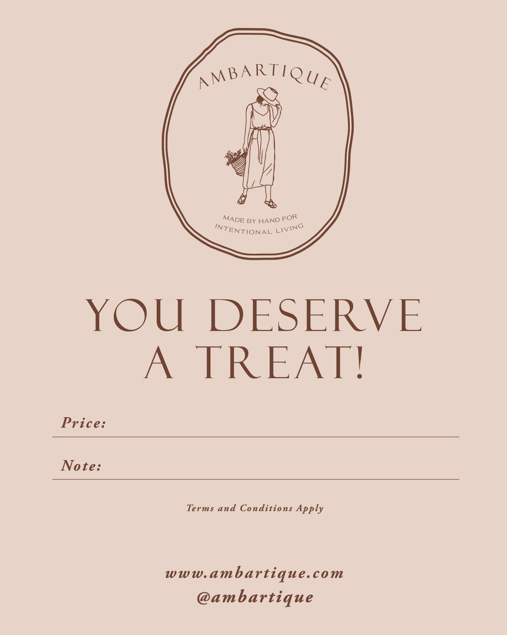 Ambartique - gift card - ambartique