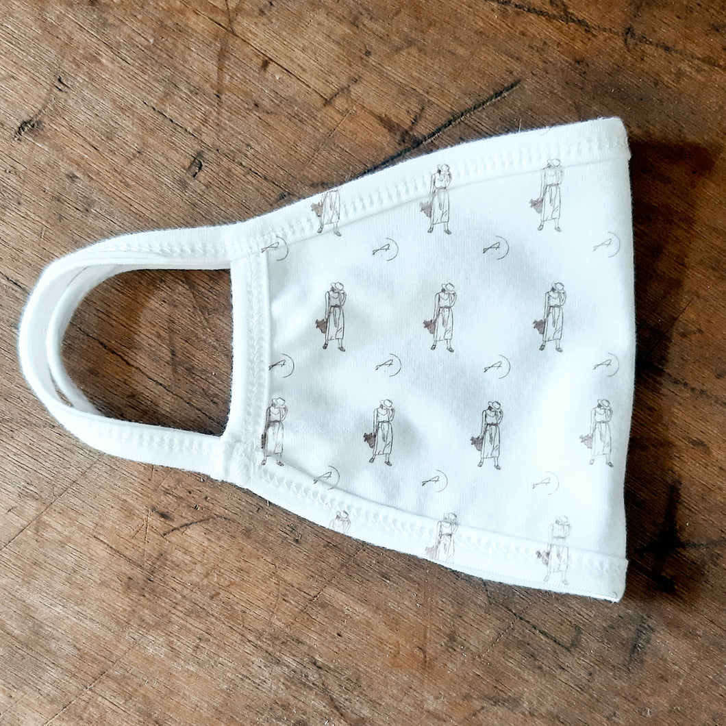 Cotton face mask with our brand pattern - ambartique