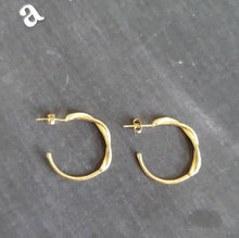Load image into Gallery viewer, Open Gold Filled Hoop Earrings
