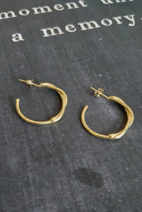 Open Gold Filled Hoop Earrings