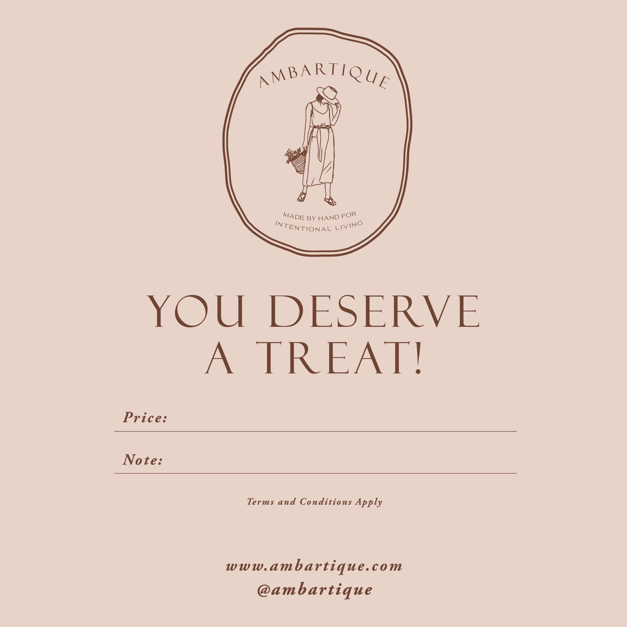 Ambartique - gift card - ambartique