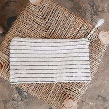 Load image into Gallery viewer, Striped Cotton Linen Pouch
