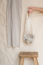 Load image into Gallery viewer, Table Runner linen  / cotton in light grey - ambartique
