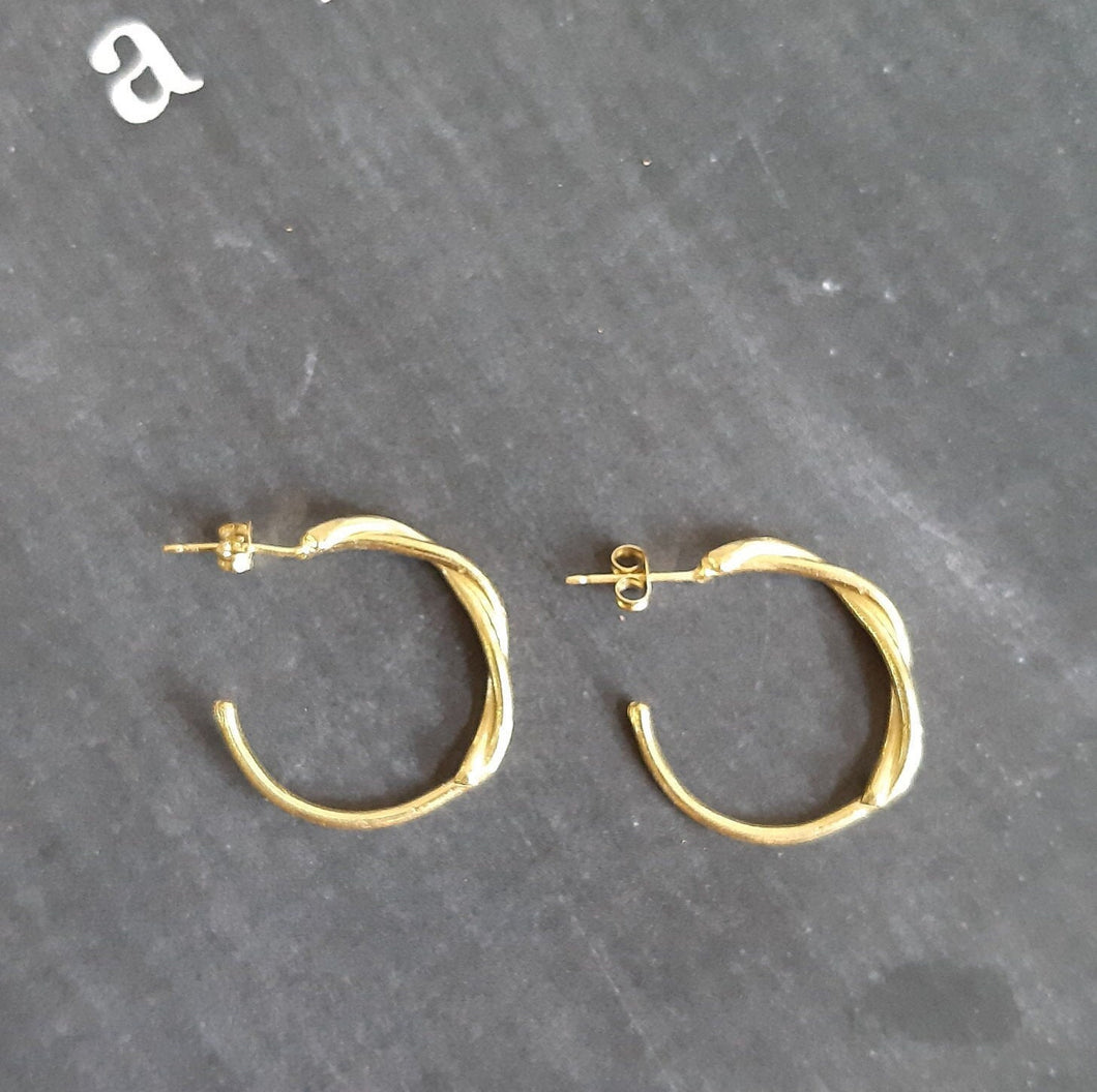Open Gold Filled Hoop Earrings