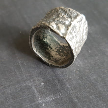 Load image into Gallery viewer, Huge Crotchet Inspired Silver Ring
