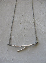 Load image into Gallery viewer, Silver Branch Inspired Necklace
