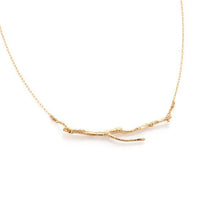 Load image into Gallery viewer, Branch Inspired Gold Filled Necklace
