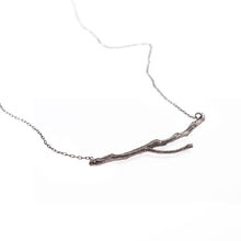 Load image into Gallery viewer, Silver Branch Inspired Necklace
