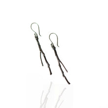 Load image into Gallery viewer, Silver Tree Branch Earrings

