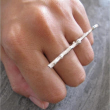 Load image into Gallery viewer, Branch Inspired Sterling Silver Ring - Long
